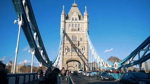 Tower Bridge London Stock Footage 104643509