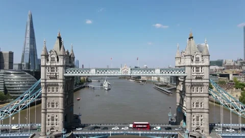 Tower Bridge-London Stock Footage