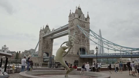 Tower Bridge London Stock Footage 157107730