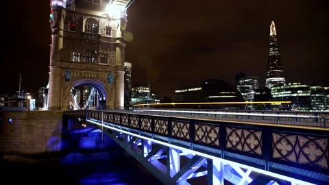 Tower Bridge London Timelapse Stock Footage 171083152