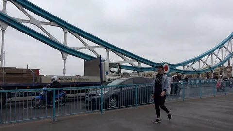 Tower Bridge, London, UK. Stock Footage 94040712
