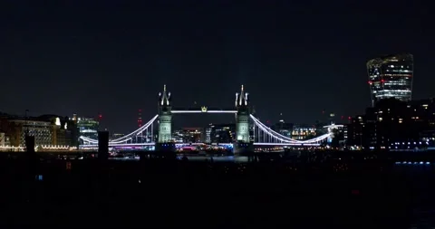 Tower Bridge at Night 動画素材 158873115