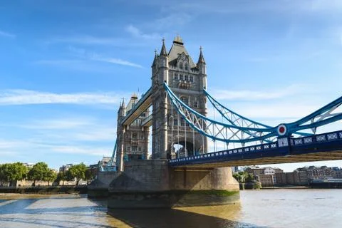 Tower Bridge over the River Thames, London, UK, England Foto stock