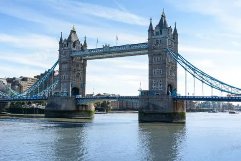 Tower Bridge over the River Thames, London, UK, England Foto stock