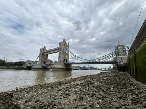 Tower Bridge Perspective View Stock Photos