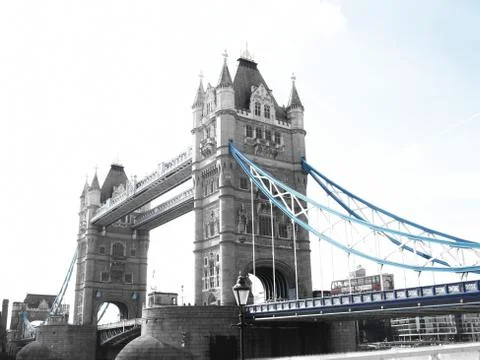 Tower bridge Stockfoto's