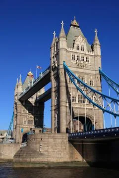 Tower Bridge on the River Thames Stock Photos