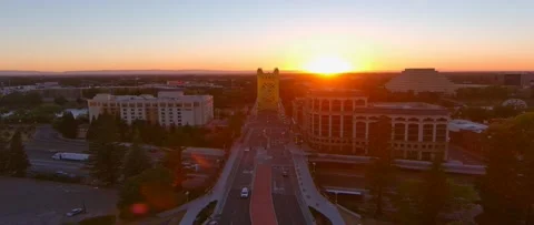 Tower Bridge, Sacramento, CA Stock Footage 202190114