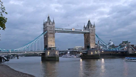 Tower Bridge Time-lapse Stock Footage 279565757