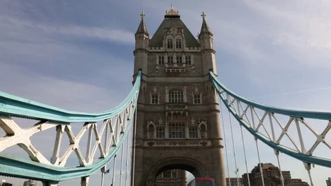 Tower Bridge Timelapse Video stock 78613488