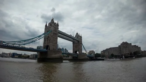 Tower Bridge Timelapse Stock Footage 344703877