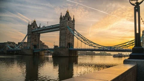 Tower Bridge timelapse, London Stock Footage 72682636