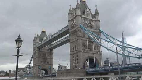 Tower bridge view Stock Footage 88698257