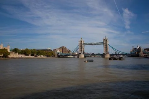 Tower bridge view Stock Photos