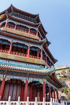Tower of Buddhist Incense Foto stock