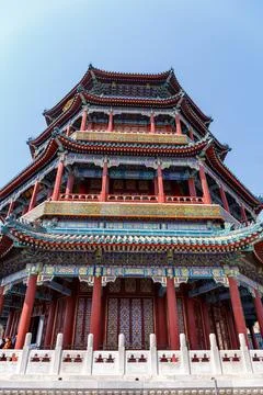 Tower of Buddhist Incense Foto stock