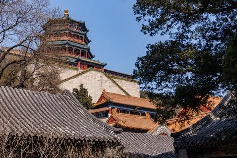 Tower of Buddhist Incense Stock Photos