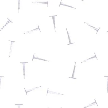 Tower building glyph seamless pattern Ilustración de archivo