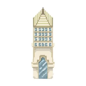 Tower building Ilustración de archivo