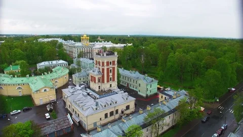 Tower building in Pushkin Stock Footage 77231450