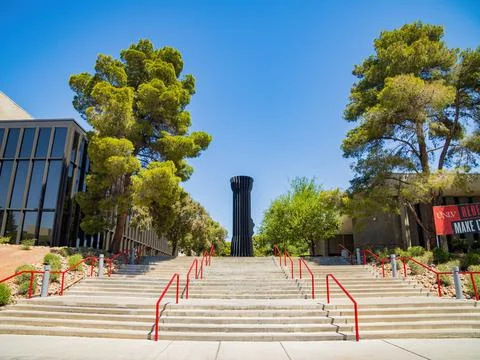 Tower of the campus in UNLV Stock-Fotos