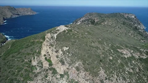 Tower in the Cap de Creus Stock Footage 140065853
