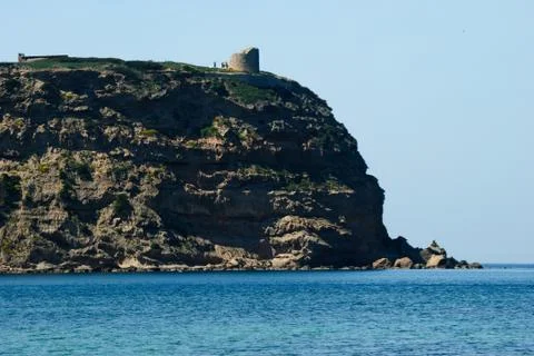 Tower of Capo Mannu Stock Photos