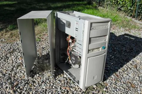 Tower case of the 90s Foto stock