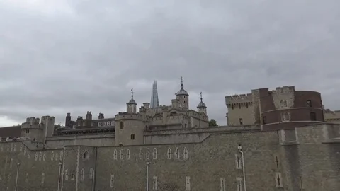 Tower castle Stock Footage 82365733