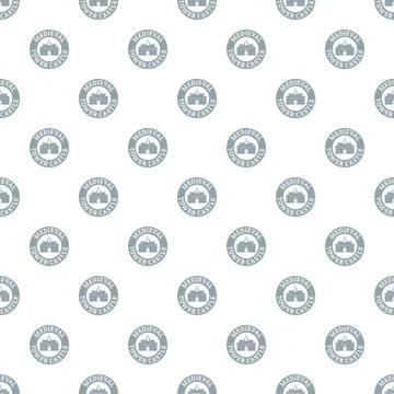 Tower castle pattern seamless Stock Illustration