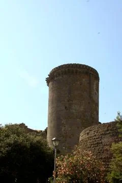 Tower of castle Stock Photos