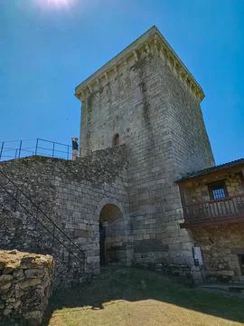 Tower of a castle Stock Photos