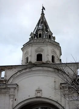 Tower of the Cathedral of the Assumption of the Blessed Virgin Mary in Moscow, R Stock Photos