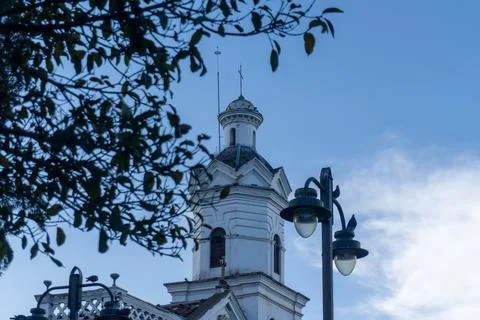 Tower of the Cathedral in Cuenca Stock Photos