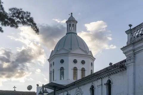Tower of the Cathedral in Cuenca Stock Photos