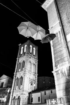 Tower of the cathedral Stock Photos