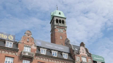 Tower in a city Stock Footage 221424086