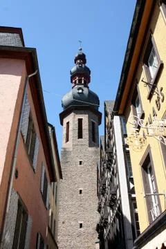 Tower of city gate Stock Photos