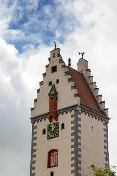 Tower of the city gate Stock Photos