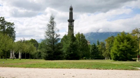 Tower in the city of Grenoble. Stock-Footage 96223739