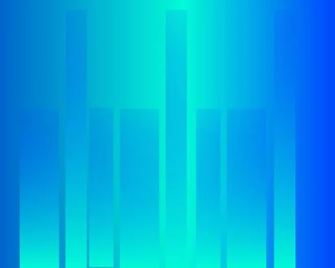 Tower cityscape blue light design tech sci fi concept background stock illust Illustrazione stock