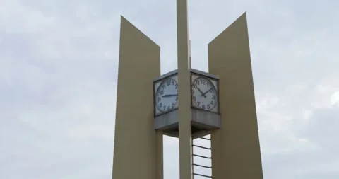Tower Clock Stock Footage 297982024