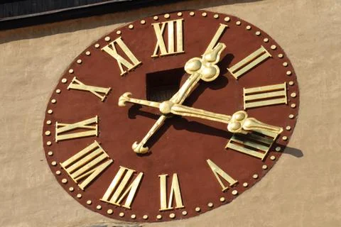 Tower clock Stock Photos