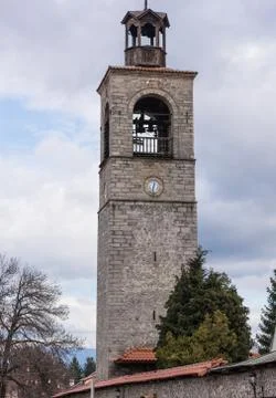 Tower with a clock Foto stock