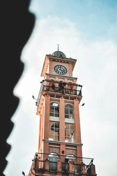 Tower clock Stock Photos