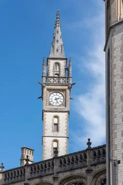Tower with clockwork Stock Photos