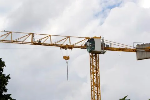Tower construction crane Stock Photos