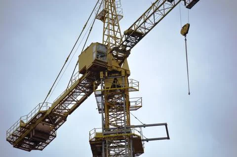 Tower construction crane Stock Photos