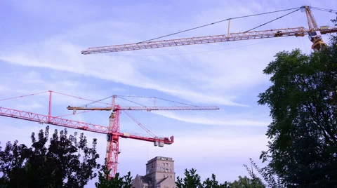 Tower Crain 4k Stock Footage 61939819
