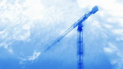 Tower Crane 1 Stock-Footage 6449237